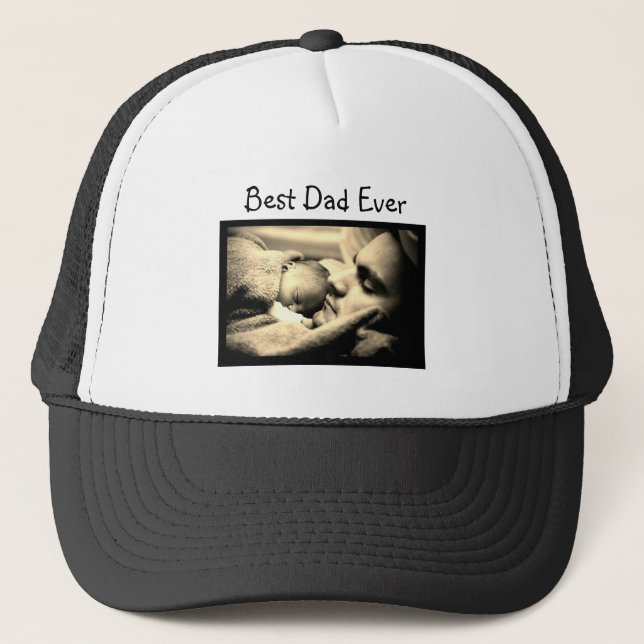 Mejor Papá Personalizado De La Historia, Gorra De  (Anverso)