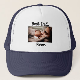 Mejor papá personalizado nunca, gorra de béisbol