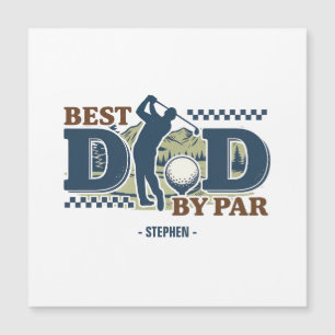 Mejor Papá Por Par - Golf Dad Silhouette Design