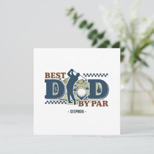 Mejor Papá Por Par - Golf Dad Silhouette Design