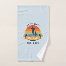 Mejor Papá Por Par Golfing Fathers Day Golfer Pers