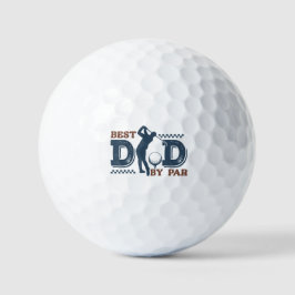 Mejor Papá Por Par Pelotas de Golf