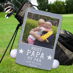 Mejor Papá por Par Toalla de Golf Personalizada co