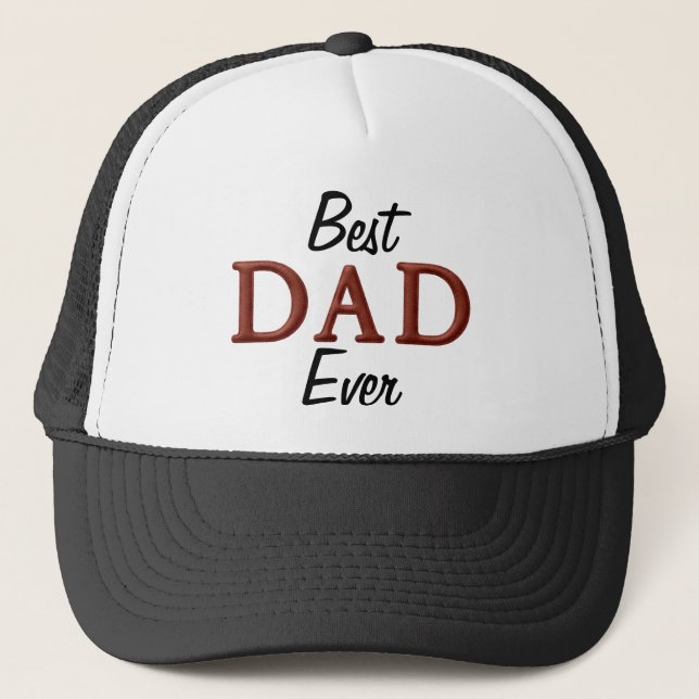 MEJOR PAPÁ QUE NUNCA GORRA (Anverso)