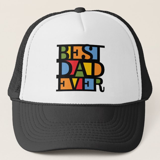 MEJOR PAPÁ QUE NUNCA gorra - elegir color (Anverso)