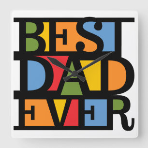 MEJOR PAPÁ QUE NUNCA reloj de pared