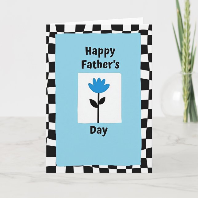 Mejor Papá Tarjeta de Diseño Moderno (Anverso)