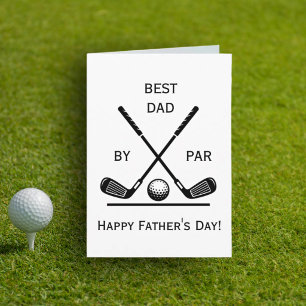 Mejor Papá Tarjeta de Feliz Día del Padre de Par G