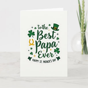 Mejor Papá Tarjeta del Día de San Patricio