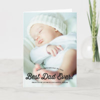 Mejor Papá | Tarjeta diurna para padres de caligra