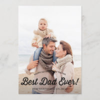 Mejor Papá | Tarjeta diurna para padres de caligra