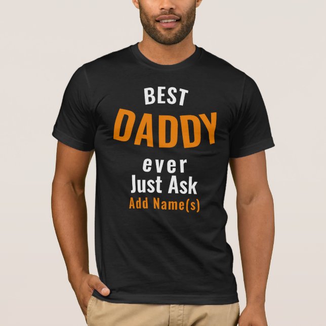 Mejor Papi. Personalizar camiseta (Anverso)