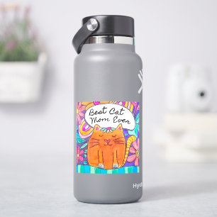 Mejor Pegatina de Regalo de Gato para Mamá Gato
