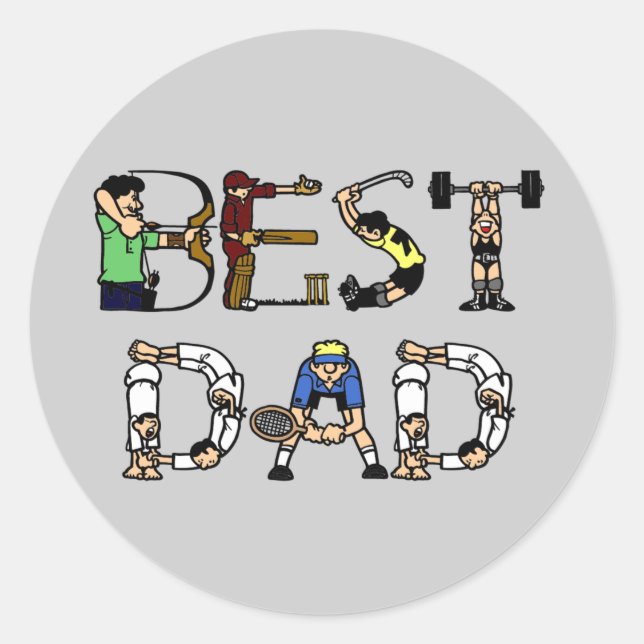 Mejor Pegatina de texto divertido para deportes de (Anverso)