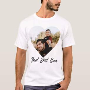 Mejor Personalizado de papá foto camiseta del Día