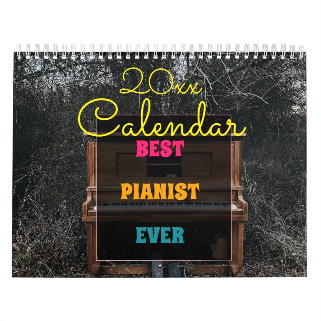 Mejor pianista del calendario 2023 (Tapa)