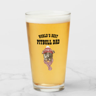 Mejor PITBULL DAD Mug - Regalo de padre de perro d