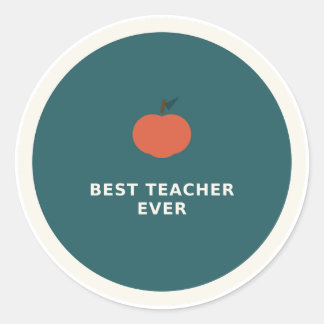 Mejor Profesor Calcomanía de Vinilo