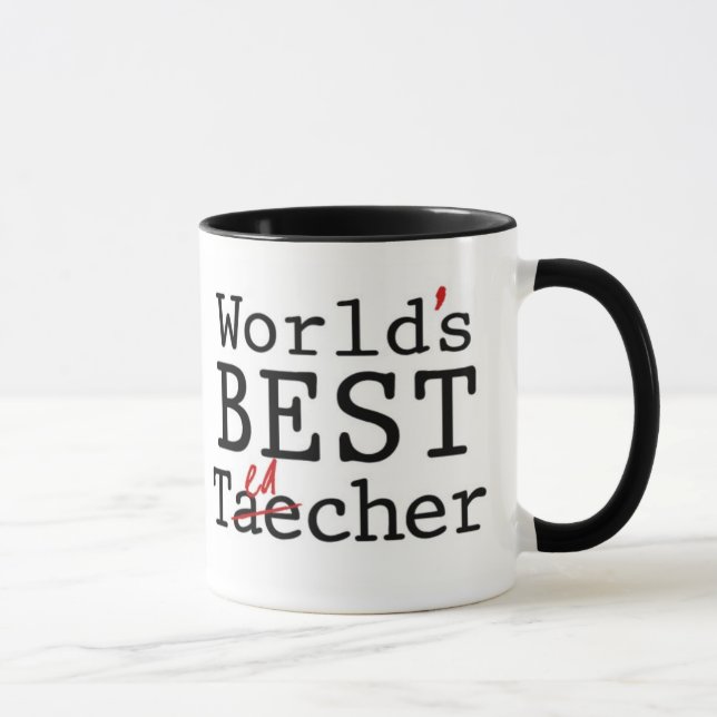MEJOR PROFESOR DEL MUNDO - taza (Derecha)