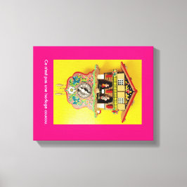 ¿Mejor que un reloj cuco? Un lienzo envuelto.