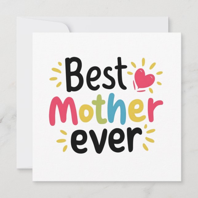 Mejor regalo de Día de la Madre (Anverso)