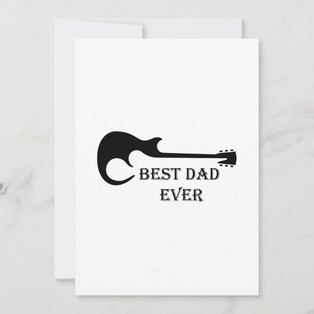 Mejor regalo de guitarra de papá divertida guitarr (Anverso)