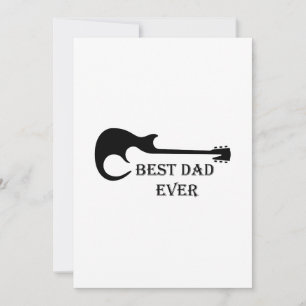 Mejor regalo de guitarra de papá divertida guitarr