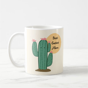 Mejor regalo de taza de café para mamá cactus