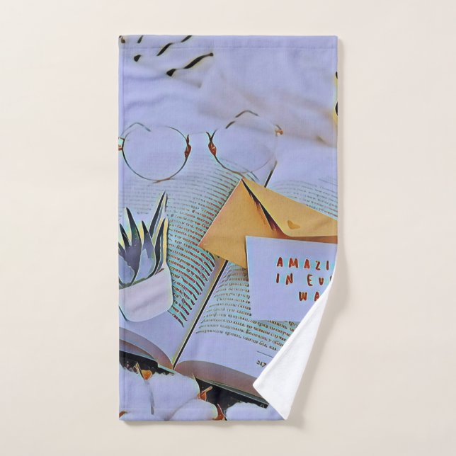 Mejor regalo para el amante de los libros (Toalla de mano)