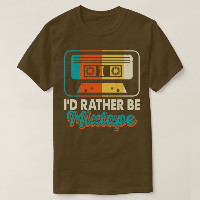 Mejor sería una camiseta mixtape para mujeres (Diseño del anverso)