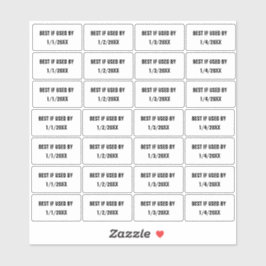 Mejor si se usa antes de Etiquetas Adhesivas para 