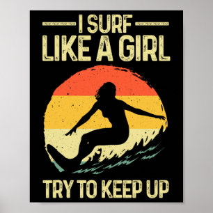 Mejor Surf Como Una Chica Arte De Surfista Para Mu
