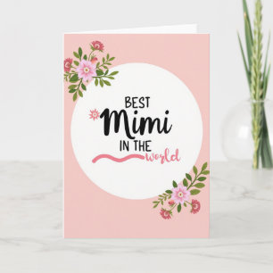 Mejor Tarjeta de Arte de Flor de Rosa para Mamá