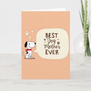 Mejor Tarjeta de Arte de Madre Perro de Todos los