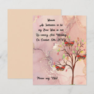 Mejor Tarjeta de Boda de Otoño de Solicitud de Hom