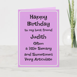 Mejor Tarjeta de Cumpleaños Funny de Amigo