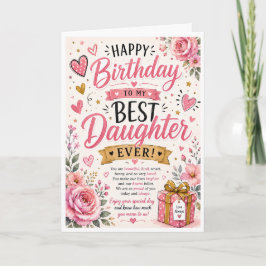 Mejor Tarjeta de Cumpleaños para Hija