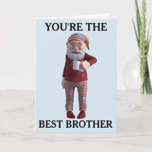 MEJOR TARJETA DE ELF DE BROTHER BIRTHDAY GNOME
