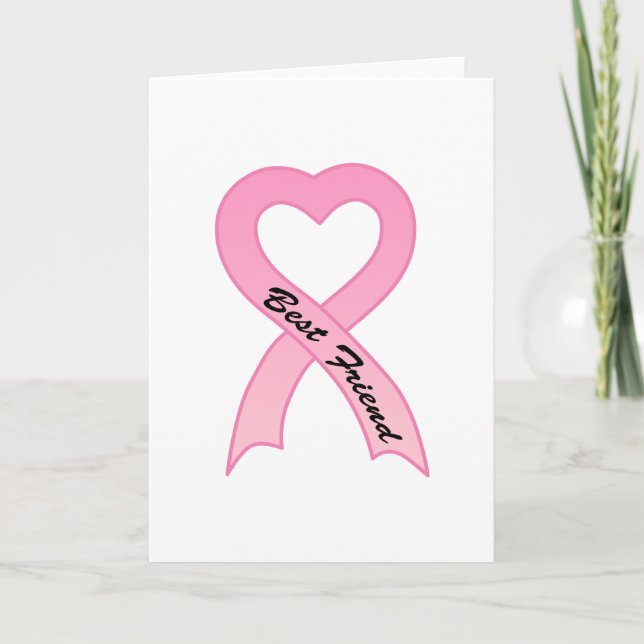 Mejor tarjeta de felicitación de cinta rosa de ami (Anverso)