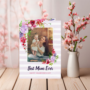 Mejor tarjeta de felicitación por foto de mamá El