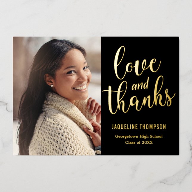 Mejor Tarjeta de Graduación de Relieve metalizado  (Anverso)