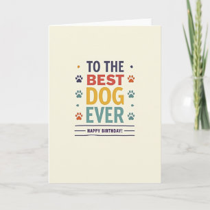 Mejor Tarjeta de Huella de Perro de Todos los Tiem