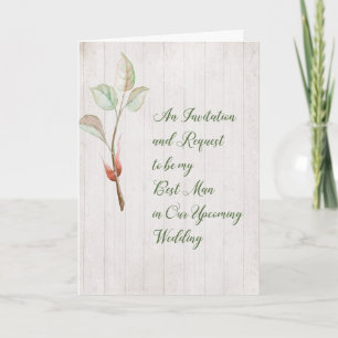 Mejor Tarjeta de Invitación a la Boda de Hombre