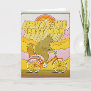 Mejor tarjeta de prensa de osos en bicicleta para