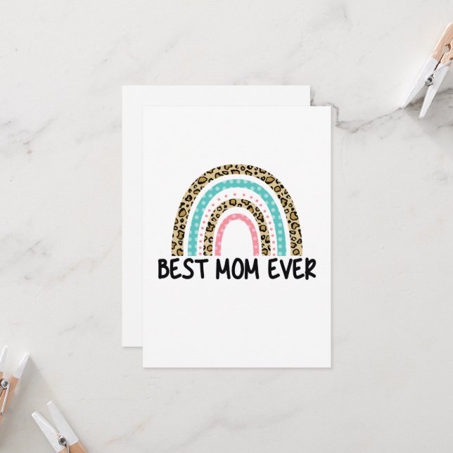 Mejor Tarjeta de Saludo de Mamá Siempre (Anverso/Reverso In Situ)