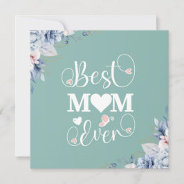 Mejor tarjeta de saludo de Mamá Siempre elegante