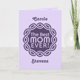 MEJOR tarjeta de saludo en monograma personalizado