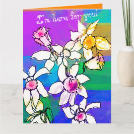 Mejor Tarjeta de Saludo Floral de Simpatía/Apoyo