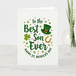 Mejor Tarjeta del Día de San Patricio para Hijo