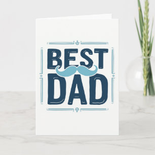Mejor Tarjeta del Día del Padre con Arte para Papá